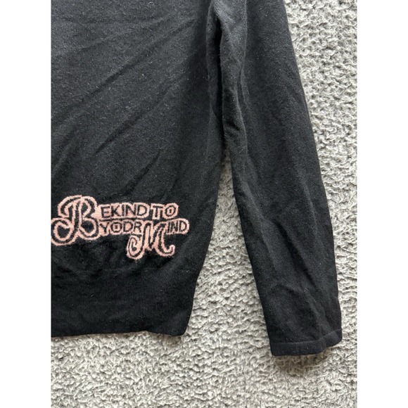 Zadig & Voltaire 100% Cashmere "be Kind To Your Mind" Women's Sweater Size L - Picture 4 of 11